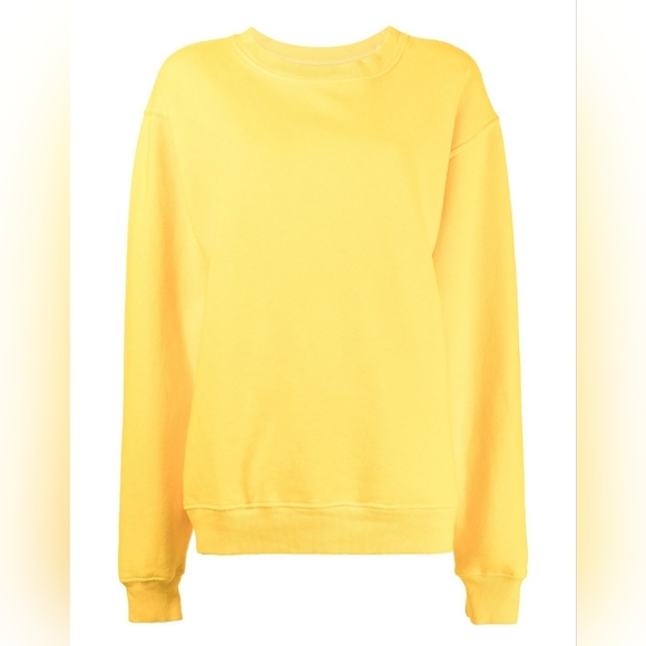 La Detresse The Sun Yellow Sweatshirt Sz L - Picture 6 of 7